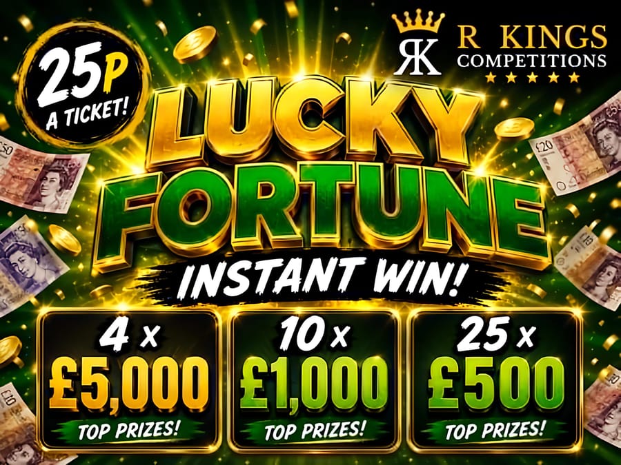 25p Instant Win Cash Competition