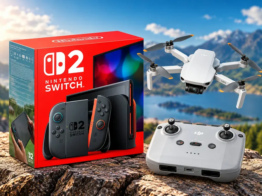 Nintendo Switch 2 & DJI Mini Drone