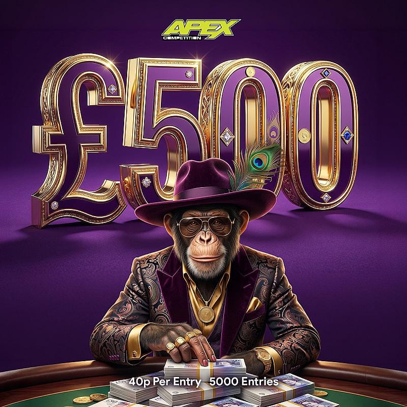 £500 + 6 Instant Wins - 25/8/2026