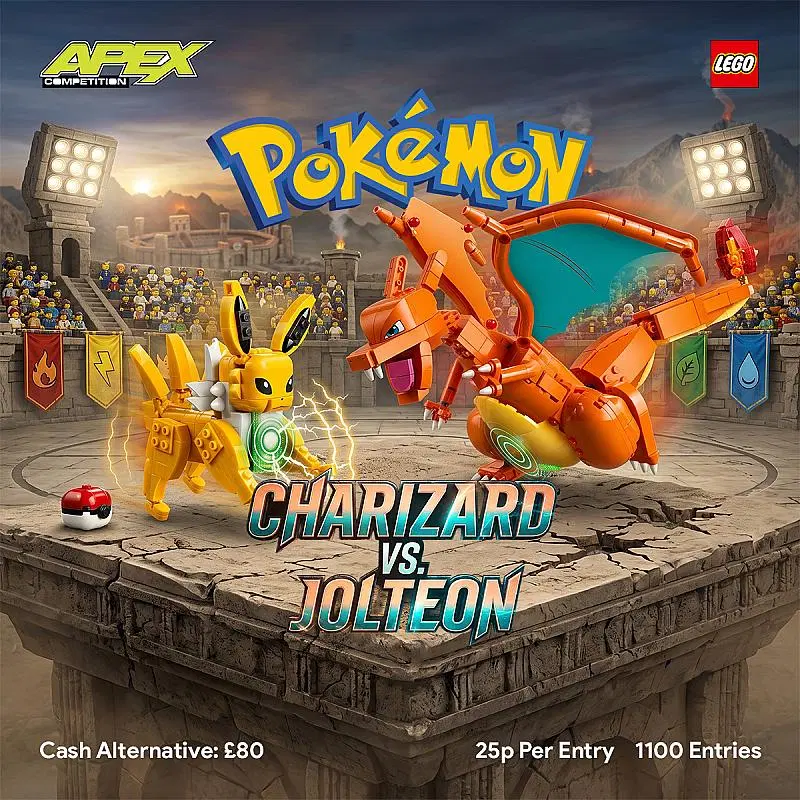 LEGO Charizard vs. Jolteon Ultimate Battle Smart Play or £80 - 20/8/2026