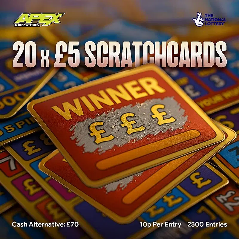 20 x £5 Scratch cards OR £70 - 8/9/2026