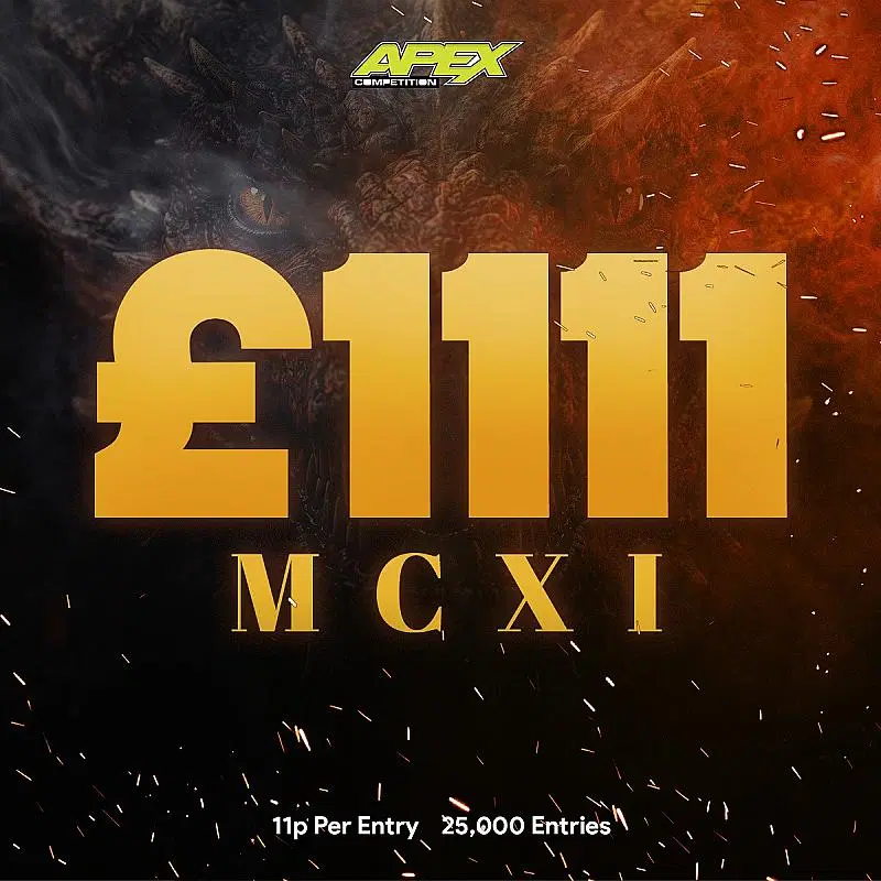 11:11 - £1111 cash for 11p - 24/09/2026
