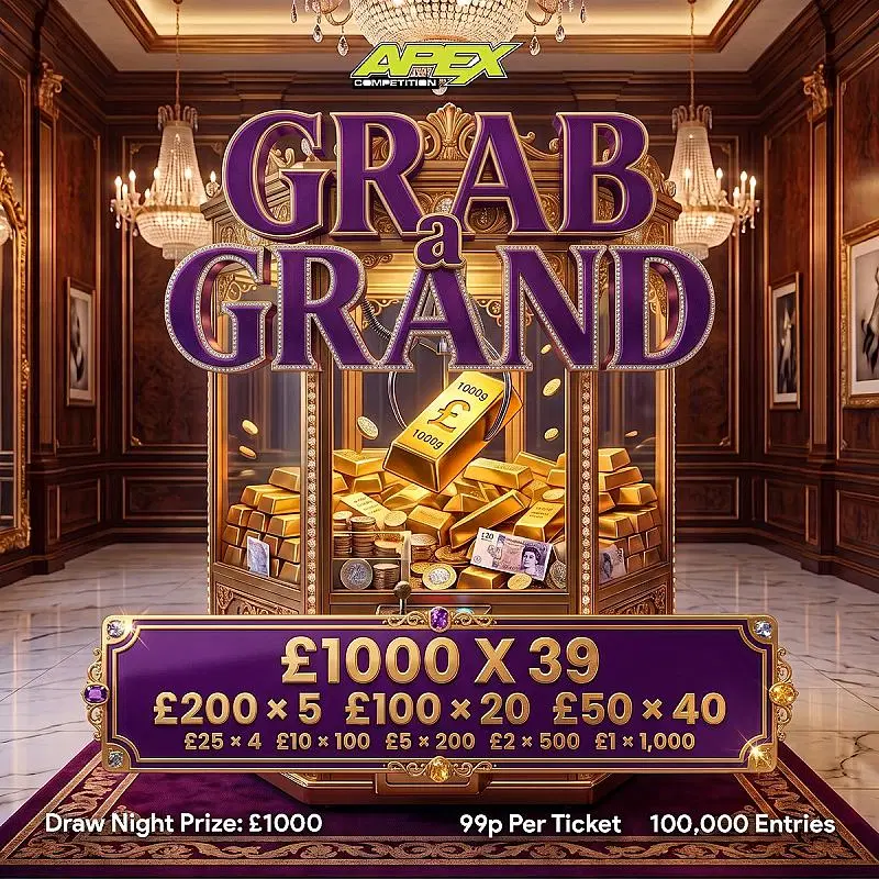 GRAB A GRAND INSTANTS – £50k PRIZE POOL - 25/10/2026