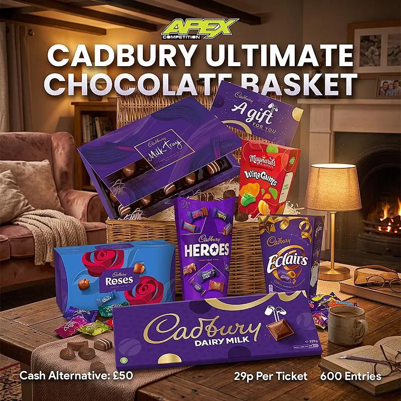 Cadbury Ultimate Chocolate Basket or £50 - 17/11/2026