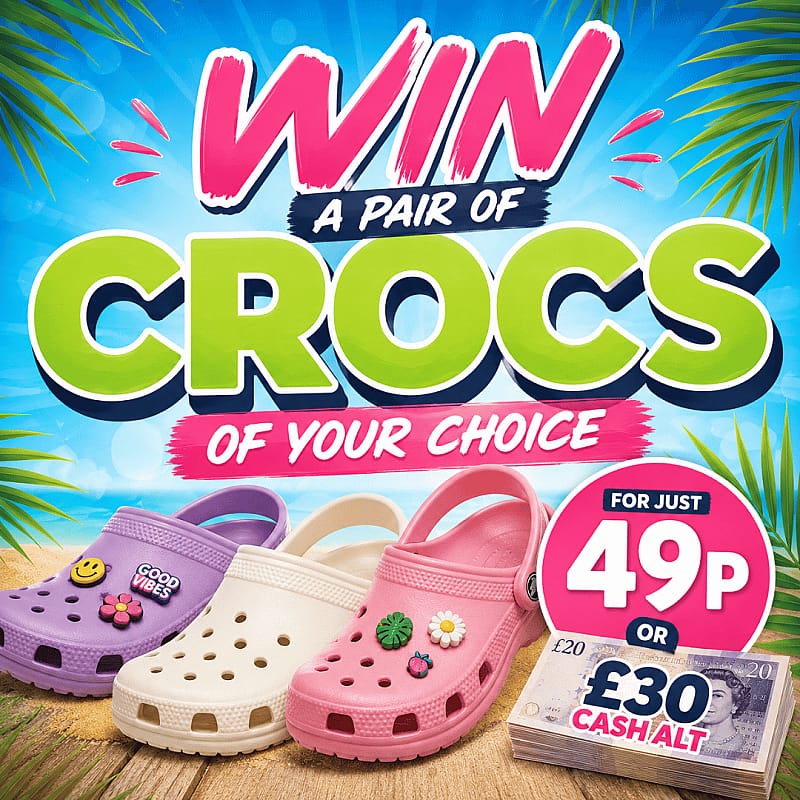 CROCS OF YOUR CHOICE!