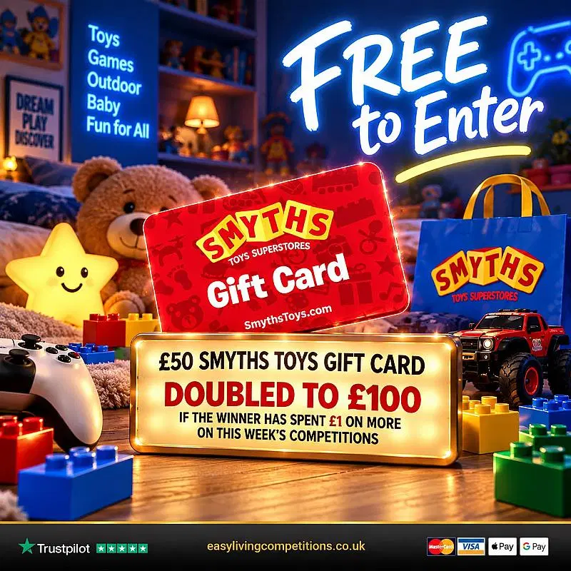 🧸 Free to Enter - £50 Smyths Toys Gift Card