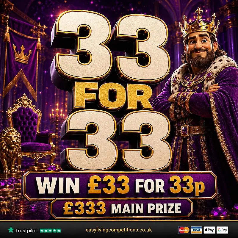 🎰 33 For 33 Instant Wins