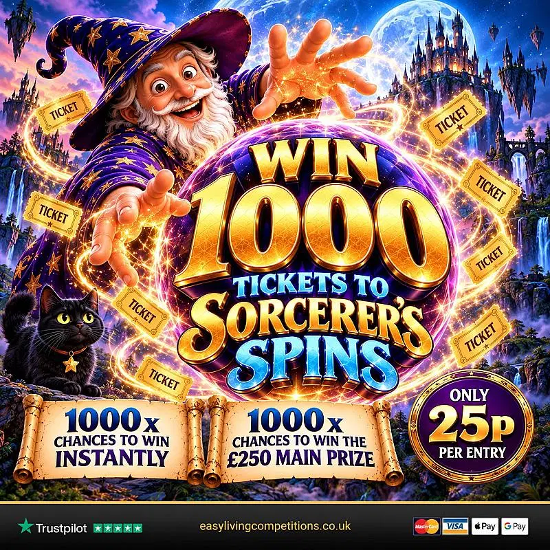 🧙 Win 1000 Tickets into Sorcerer's Spins