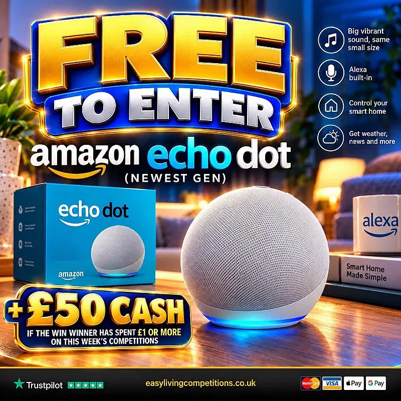 ๐ Free to Enter - Amazon Echo Dot