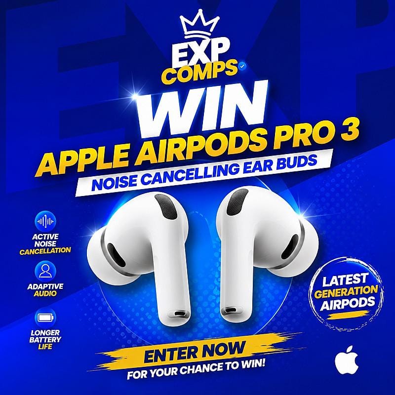 Apple AirPods Pro 3 Noise Cancelling Earbuds