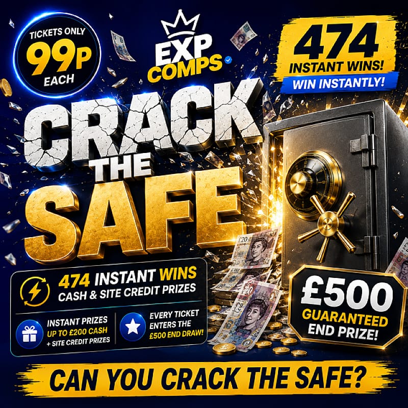Crack The Safe - £500 End Prize!