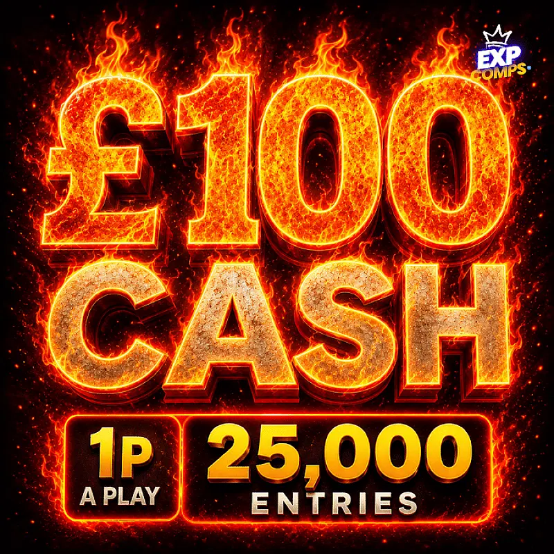 🔥 BURNING CASH — £100 CASH 🔥
