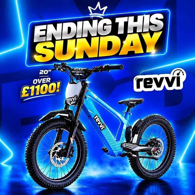 Brand New Revvi 20" Electric Balance Bike - Worth £1100!