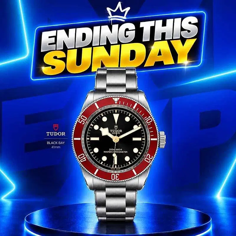 Unworn Tudor Black Bay 41mm Watch Or £2000 Cash!
