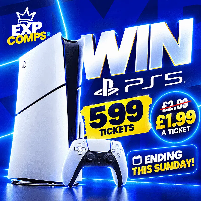WIN A PS5 FOR JUST £1.99