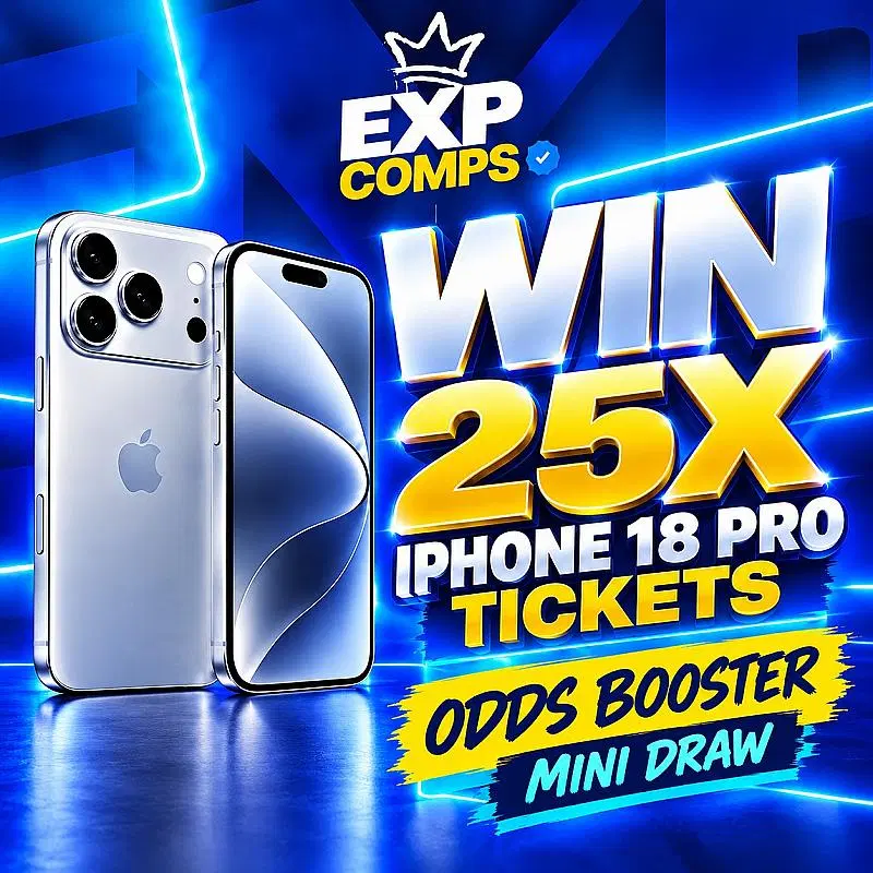 Win 25x iPhone 18 Pro Tickets - Draw 3
