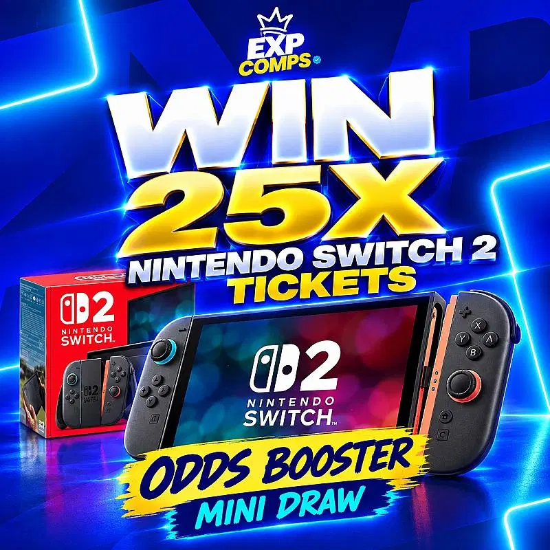 Win 25x Nintendo Switch 2 Tickets - Draw 2