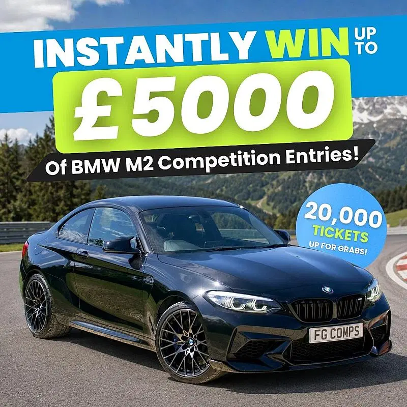 INSTANTLY WIN UP TO £5000 WORTH OF BMW M2 TICKETS! 🎟️