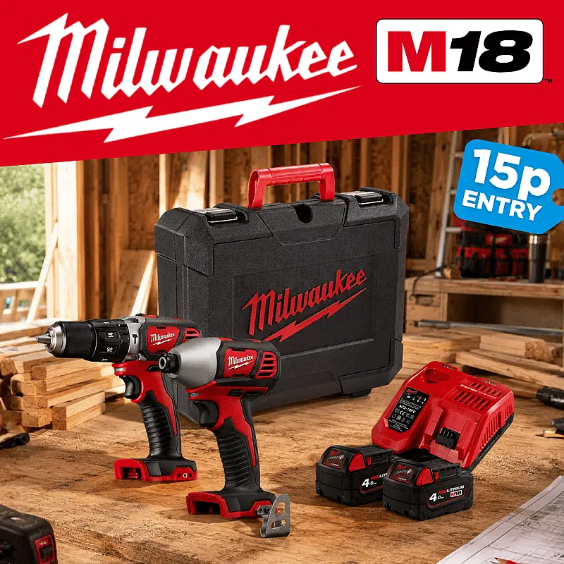Win A Milwaukee M18 Drill & Driver Bundle