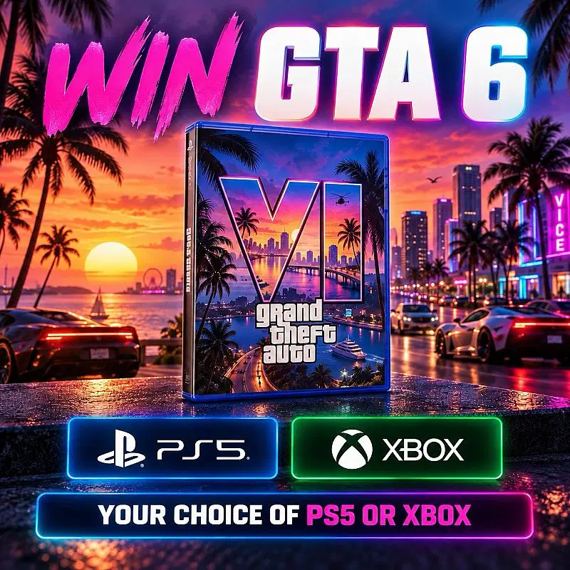 Win A Pre-Order Copy Of GTA 6 For XBOX or PS5