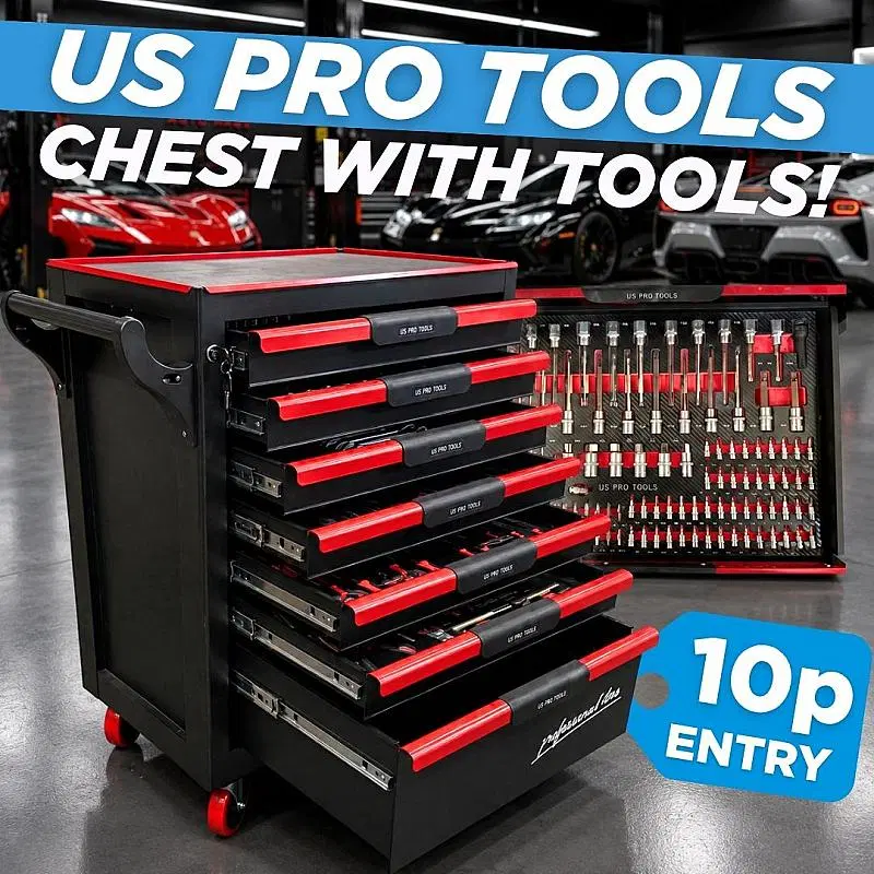 Win A US PRO TOOLS Toolbox With Tools! 🧰🔧