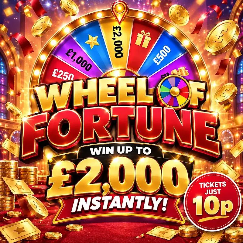 WHEEL OF FORTUNE - WIN UP TO £2000 INSTANTLY