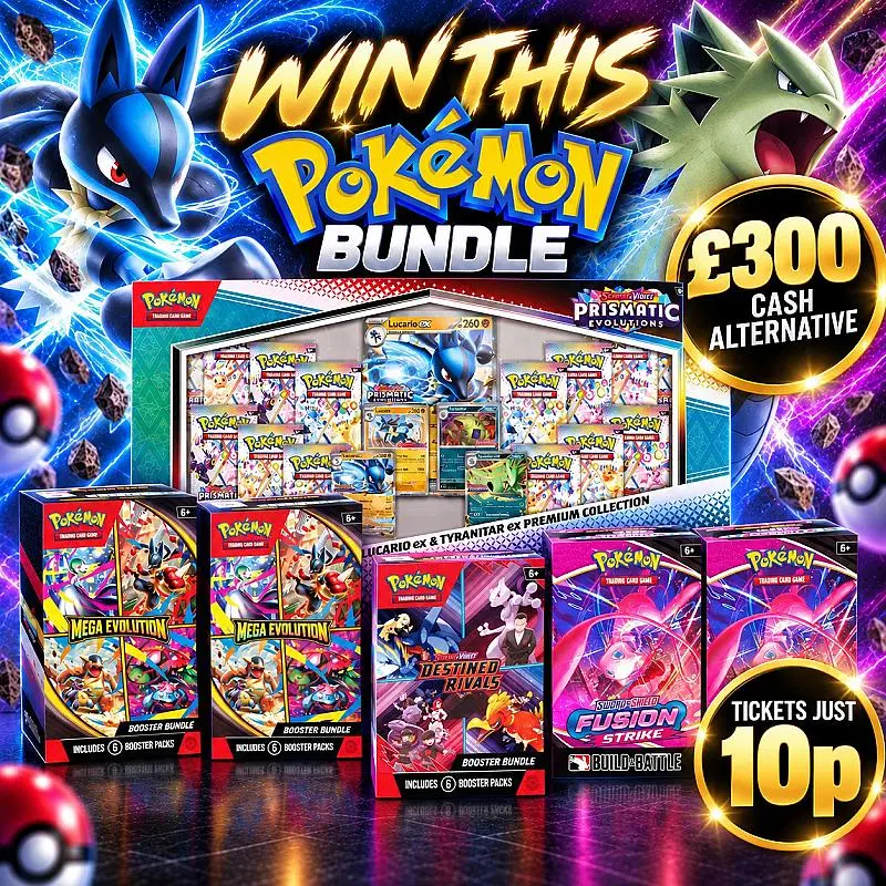 EPIC POKEMON BATTLE BUNDLE OR £300 CASH
