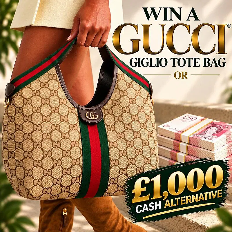 GUCCI GIGLIO TOTE BAG OR £1,000 CASH