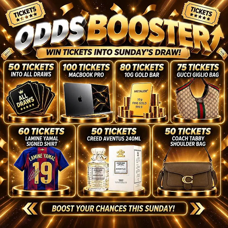 ODDS BOOSTER FOR DRAWS 11.10.26. £50 SITE CREDIT END PRIZE