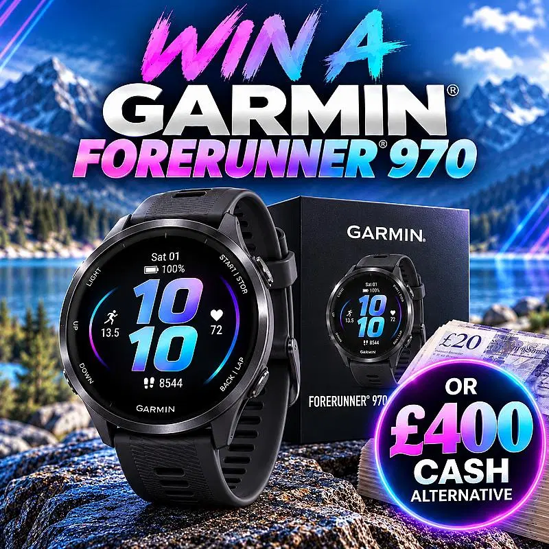 GARMIN FORERUNNER® 970 OR £400 CASH