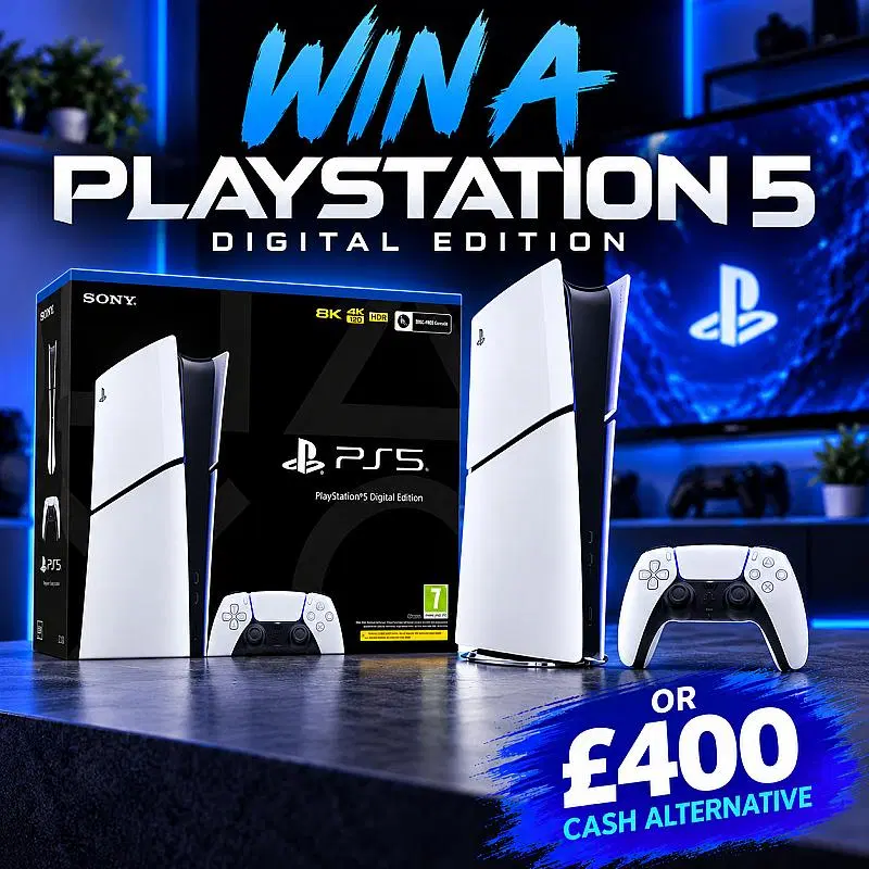 PLAYSTATION 5 DIGITAL EDITION OR £400 CASH