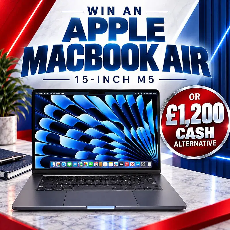 APPLE MACBOOK AIR 15-INCH M5 OR £1,200 CASH