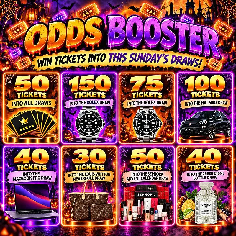ODDS BOOSTER FOR DRAWS 1.11.26. £50 SITE CREDIT END PRIZE