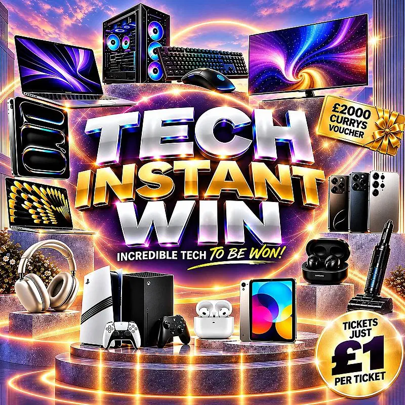 MASSIVE TECH INSTANT WINS FOR JUST £1
