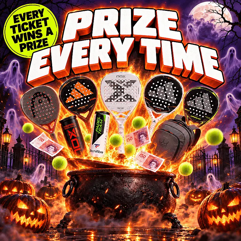 Every Single Ticket Wins | At Least £5 Back or Better + Mystery Racket End Draw - 2 Chances To Win