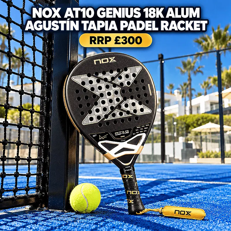 Nox AT10 Genius 18K Alum By Agustin Tapia Padel Racket