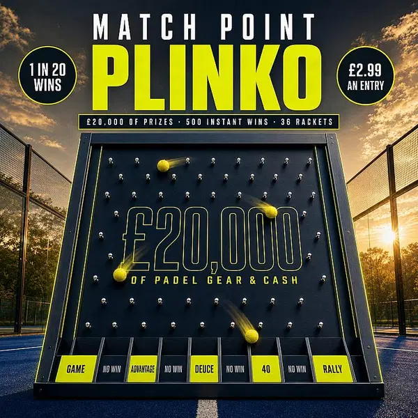 The £20,000 Match Point Plinko: 500 Instant Wins