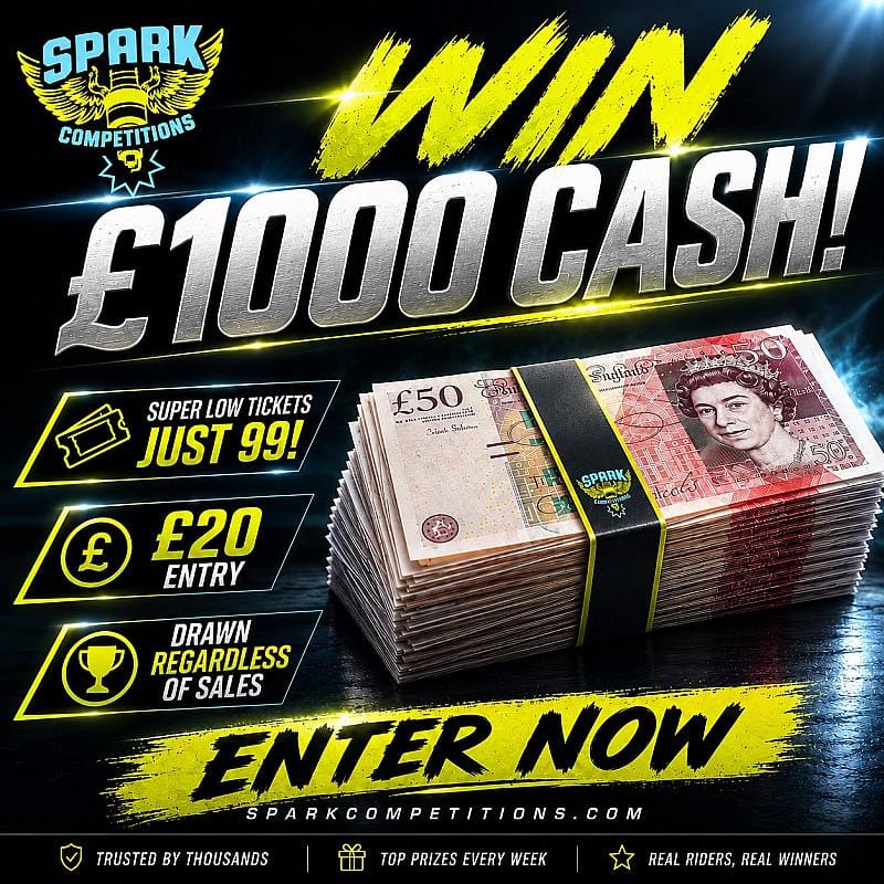 WIN £1000 CASH - SUPER LOW TICKETS!