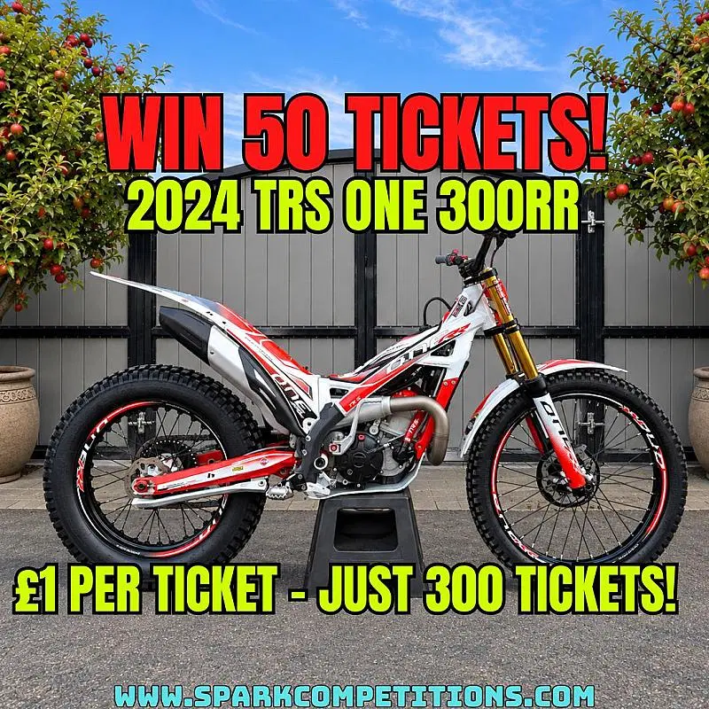 WIN 50 TICKETS ON THE TRS ONE 300RR