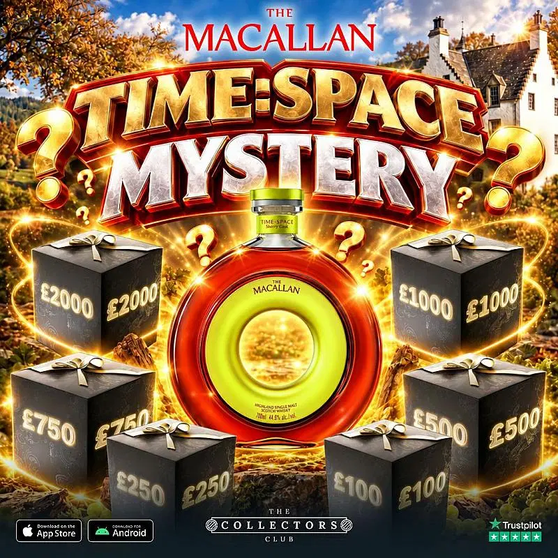 THE TIME:SPACE MYSTERY! WIN THE BRAND NEW MACALLAN TIME:SPACE + £30K OF MYSTERY BOX INSTANT WINS!