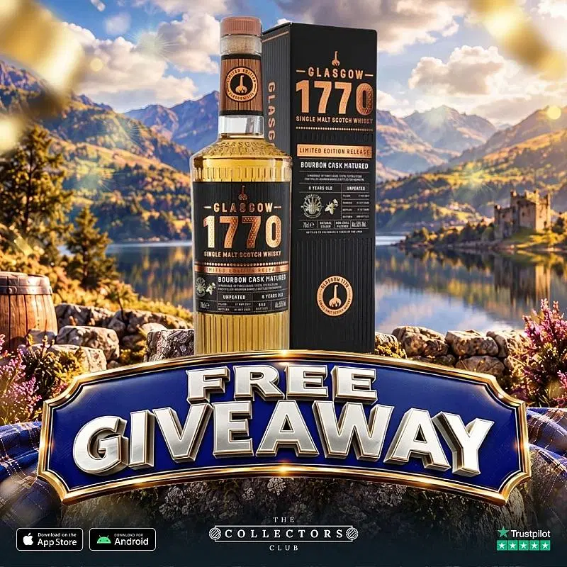 FREE GIVEAWAY! GLASGOW 1770 AQUAVITAE!
