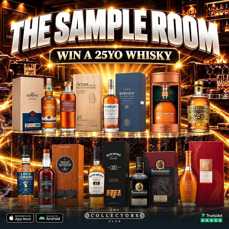 THE SAMPLE ROOM! WIN A 25 YEAR OLD WHISKY!
