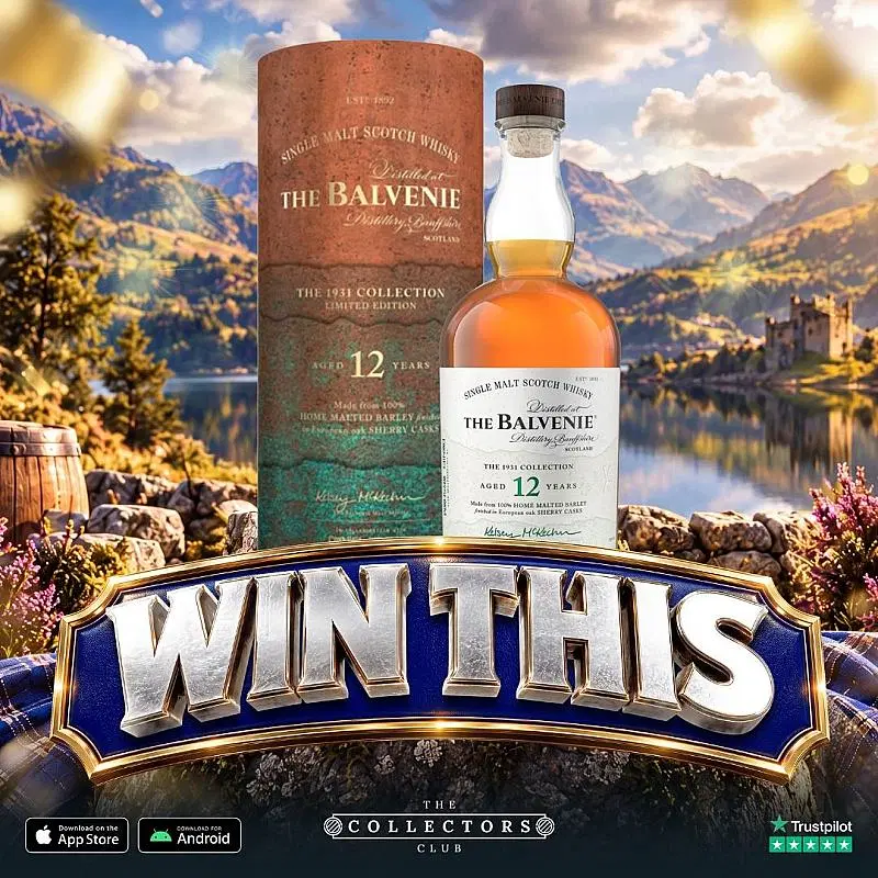 WIN THIS BALVENIE 12 YEAR OLD 1931 COLLECTION HOME MALTED!
