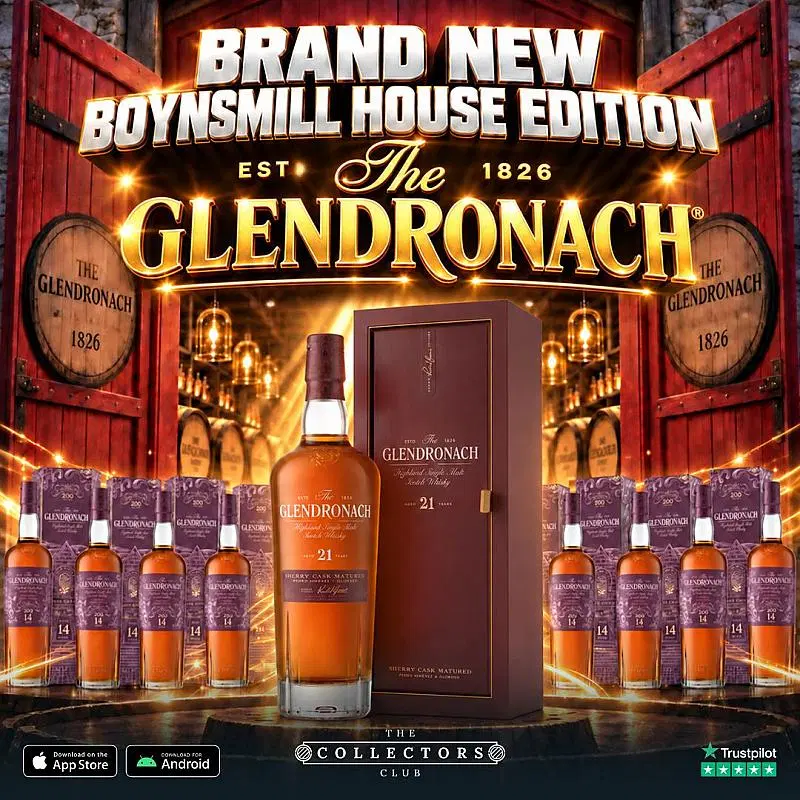 WIN GLENDRONACH BRAND NEW 14YO BOYNSMILL HOUSE EDITION + BONUS END PRIZE GLENDRONACH 21YO!