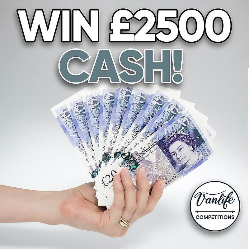 Win £2500 Cash!