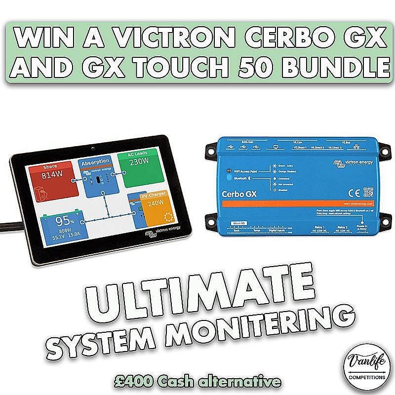Win A Victron Cerbo and GX Touch 50 Bundle!