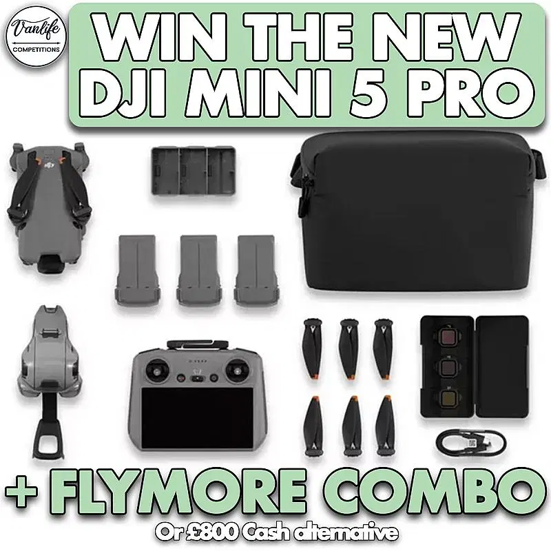 Win a DJI Mini 5 pro drone!