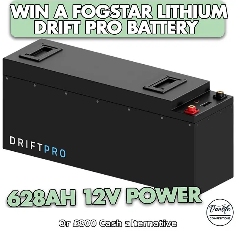 Win a Fogstar 628ah drift pro battery!