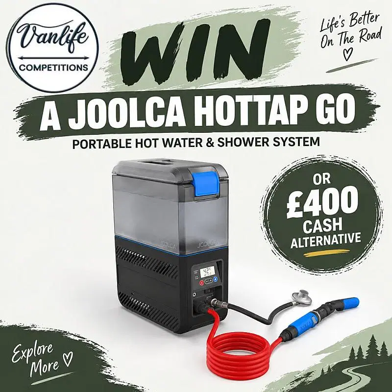 Win a Joolca hot tap portable water and shower system!