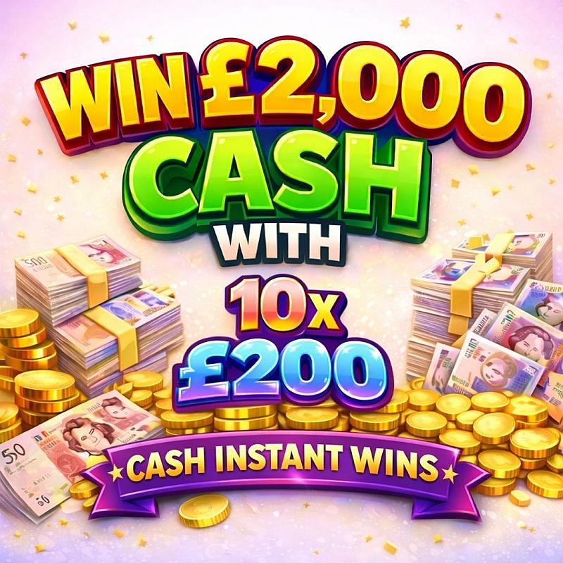 £2,000 CASH WITH 10 X £200 INSTANT WINS!! 9356